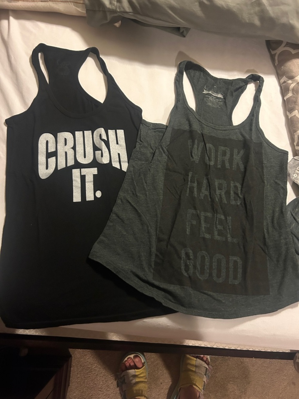 Tank top bundle Black Graphic Racerback Tank